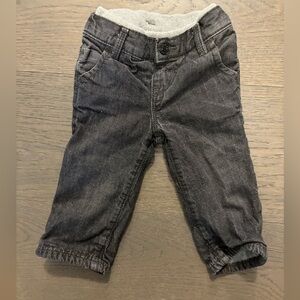 Baby gap black baby denim jeans 0-3M NWT ret $72